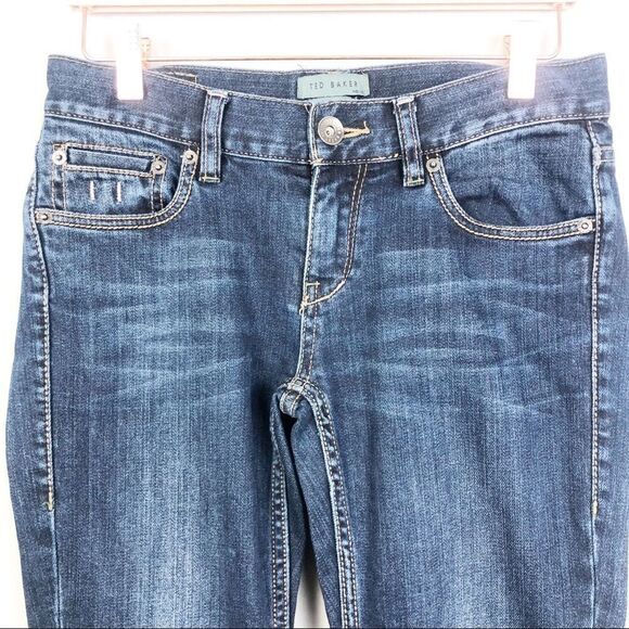 TED BAKER PARIS | Zip Ankle Skinny Jeans 26 x 30 - Picture 3 of 10